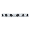 Thumbnail Image 3 of Black & White Diamond Anniversary Ring 1/2 ct tw 14K White Gold