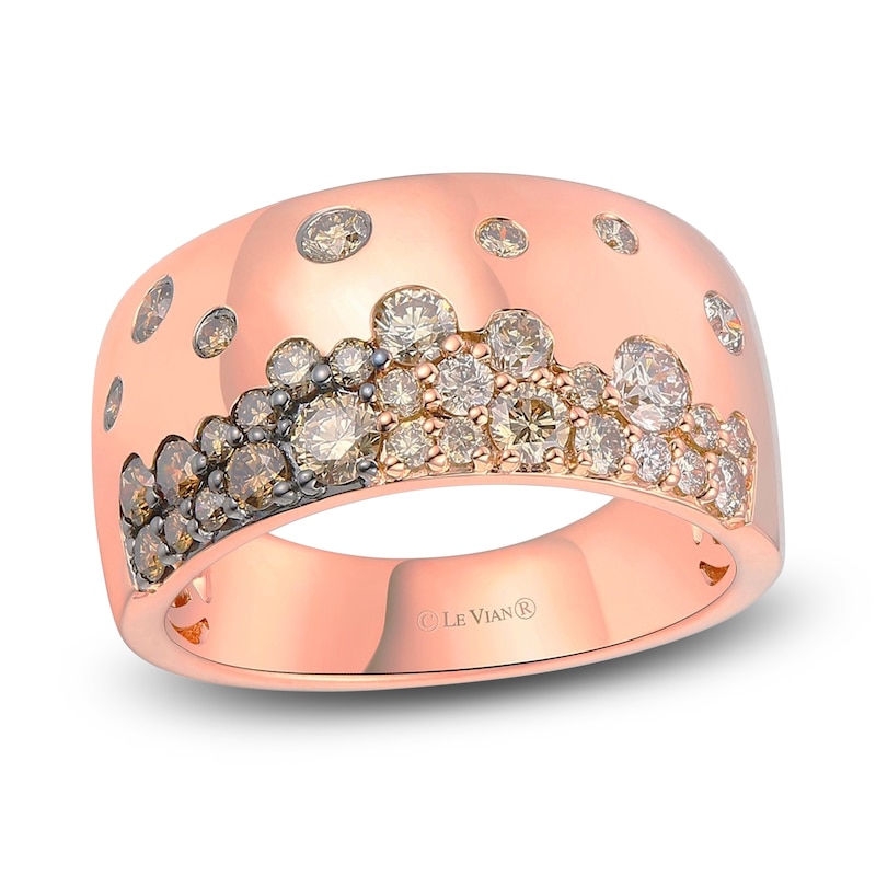 Le Vian Tramonto D'Oro Diamond Ring 7/8 ct tw 14K Strawberry Gold