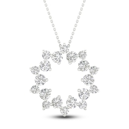 Brilliant Moments Diamond Wreath Necklace 1 ct tw 14K White Gold 18"