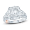 Thumbnail Image 1 of Pnina Tornai Baguette & Round-Cut Multi-Diamond Engagement Ring 1-3/8 ct tw 14K White Gold