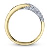 Thumbnail Image 4 of Shy Creation Diamond Puffed Link Ring 5/8 ct tw 14K Two-Tone Gold SC55025746