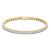 Thumbnail Image 1 of Men's Diamond Composite Round Link Tennis Bracelet 1 ct tw 10K Yellow Gold 8"