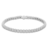 Thumbnail Image 1 of Men's Multi-Diamond Tennis Bracelet 1-1/3 ct tw 10K White Gold 8.5"