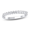 Thumbnail Image 1 of Certified Diamond Baguette-Cut Anniversary Ring 1/4 ct tw 14K White Gold