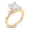 Thumbnail Image 2 of Emerald-Cut Created By Jared Studio Lab-Grown Diamond Engagement Ring 2-1/6 ct tw 14K Yellow Gold