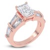 Thumbnail Image 2 of Emerald-Cut Created By Jared Studio Lab-Grown Diamond Engagement Ring 3-1/2 ct tw 14K Rose Gold