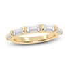 Thumbnail Image 1 of Certified Baguette-Cut Created By Jared Studio Lab-Grown Diamond Five-Stone Anniversary Ring 1 ct tw 14K Yellow Gold