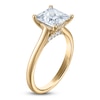 Thumbnail Image 2 of Princess-Cut Lab-Grown Diamond Solitaire Plus Engagement Ring 2-5/8 ct tw 18K Yellow Gold (VS2/F)