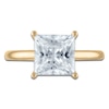 Thumbnail Image 3 of Princess-Cut Lab-Grown Diamond Solitaire Plus Engagement Ring 3 ct tw 18K Yellow Gold (VS2/F)