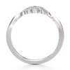 Thumbnail Image 2 of J'Lure Lab-Created Diamond Scalloped Wedding Band 1/8 ct tw 18K White Gold
