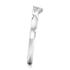 Thumbnail Image 3 of J'Lure Lab-Created Diamond Scalloped Wedding Band 1/8 ct tw 18K White Gold