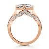 Thumbnail Image 2 of J'Lure Lab-Grown Diamond Hexagon Portrait-Cut Engagement Ring 3-1/2 ct tw 18K Rose Gold