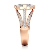 Thumbnail Image 3 of J'Lure Lab-Grown Diamond Hexagon Portrait-Cut Engagement Ring 3-1/2 ct tw 18K Rose Gold