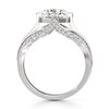 Thumbnail Image 2 of J'Lure Lab-Grown Diamond Octagon Brilliant-Cut Engagement Ring 3-1/2 ct tw 18K White Gold