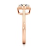 Thumbnail Image 3 of J'Lure Octagon Step-Cut Lab-Grown Diamond Half-Halo Engagement Ring 1 ct tw 18K Rose Gold