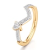 Thumbnail Image 4 of J'Lure Heart Brilliant-Cut Lab-Grown Diamond Contour Wedding Band 1/2 ct tw 18K Yellow Gold