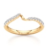 Thumbnail Image 1 of J'Lure Lab-Grown Diamond Contour Wedding Band 1/4 ct tw 18K Yellow Gold