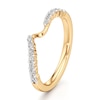 Thumbnail Image 4 of J'Lure Lab-Grown Diamond Contour Wedding Band 1/4 ct tw 18K Yellow Gold