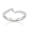 Thumbnail Image 1 of J'Lure Lab-Grown Diamond Contour Wedding Band 3/8 ct tw 18K White Gold