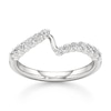Thumbnail Image 1 of J'Lure Lab-Grown Diamond Contour Wedding Band 3/8 ct tw 18K White Gold