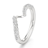Thumbnail Image 4 of J'Lure Lab-Grown Diamond Contour Wedding Band 3/8 ct tw 18K White Gold