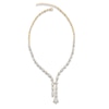 Thumbnail Image 2 of J'Lure Pentagon Brilliant-Cut, Moval Old-Cut & Square Emerald Step-Cut Lab-Grown Diamond Y-Drop Necklace 30-7/8 ct tw 14K Yellow Gold 17.5"