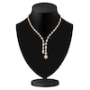 Thumbnail Image 3 of J'Lure Pentagon Brilliant-Cut, Moval Old-Cut & Square Emerald Step-Cut Lab-Grown Diamond Y-Drop Necklace 30-7/8 ct tw 14K Yellow Gold 17.5"