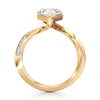 Thumbnail Image 2 of J'Lure Kite Step-Cut Lab-Grown Diamond Bypass Engagement Ring 3-1/5 ct tw 18K Yellow Gold