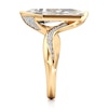 Thumbnail Image 3 of J'Lure Kite Step-Cut Lab-Grown Diamond Bypass Engagement Ring 3-1/5 ct tw 18K Yellow Gold