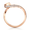 Thumbnail Image 2 of J'Lure Lab-Grown Diamond Contour Wedding Band 1/6 ct tw 18K Rose Gold