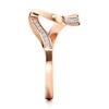 Thumbnail Image 3 of J'Lure Lab-Grown Diamond Contour Wedding Band 1/6 ct tw 18K Rose Gold
