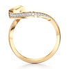 Thumbnail Image 2 of J'Lure Lab-Grown Diamond Contour Wedding Band 1/6 ct tw 18K Yellow Gold