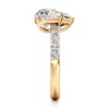 Thumbnail Image 3 of J'Lure Heart Brilliant-Cut Two-Stone Lab-Grown Diamond Engagement Ring 3-1/3 ct tw 18K Yellow Gold