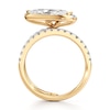 Thumbnail Image 2 of J'Lure Moval Old-Cut Lab-Grown Diamond Spiral Engagement Ring 2-5/8 ct tw 18K Yellow Gold