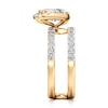 Thumbnail Image 3 of J'Lure Moval Old-Cut Lab-Grown Diamond Spiral Engagement Ring 2-5/8 ct tw 18K Yellow Gold