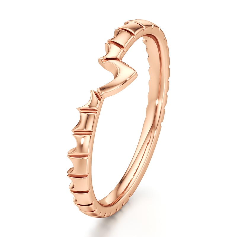 Main Image 4 of J'Lure Contour Wedding Band 18K Rose Gold