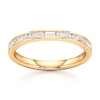 Thumbnail Image 1 of J'Lure Baguette & Round-Cut Lab-Grown Diamond Wedding Band 1/3 ct tw 18K Yellow Gold
