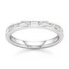 Thumbnail Image 1 of J'Lure Baguette & Round-Cut Lab-Grown Diamond Wedding Band 3/8 ct tw 18K White Gold