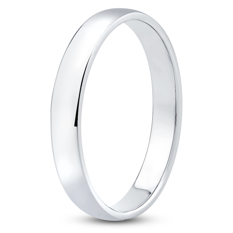 Main Image 2 of Comfort Fit Wedding Band 10K White Gold 3mm Size 7