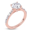 Thumbnail Image 2 of Round-Cut Lab-Grown Diamond Engagement Ring 1-7/8 ct tw 14K Rose Gold