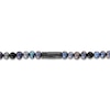 Thumbnail Image 3 of 1933 by Esquire Men's Blue Cultured Pearl, Black Diamond & Black Spinel Necklace 1/6 ct tw Black Rhodium-Plated Sterling Silver 22"