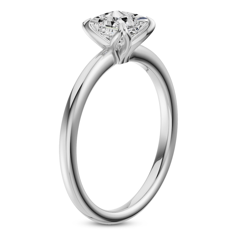 Main Image 2 of Princess-Cut Diamond Solitaire Engagement Ring 1 ct tw 14K White Gold (I2/1)