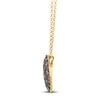 Thumbnail Image 2 of Le Vian Chocolate Diamonds Oval Necklace 1-5/8 ct tw 14K Honey Gold 19"