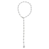 Thumbnail Image 1 of Cultured Pearl Station Back Drop Necklace 14K Yellow Gold 28"