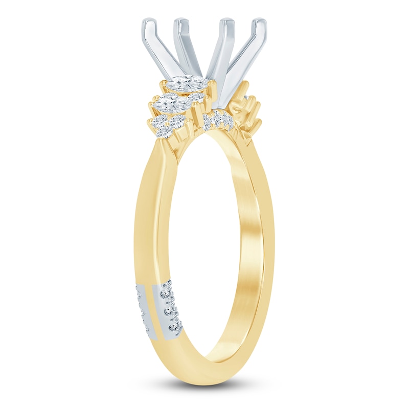 Main Image 2 of Pnina Tornai Lab-Grown Diamond Engagement Ring Setting 1/3 ct tw 14K Yellow Gold