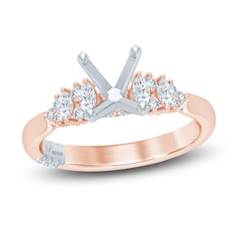 Pnina Tornai Lab-Grown Diamond Engagement Ring Setting 1/3 ct tw 14K Rose Gold