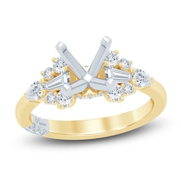 Pnina Tornai Lab-Grown Diamond Engagement Ring Setting 5/8 ct tw 14K Yellow Gold