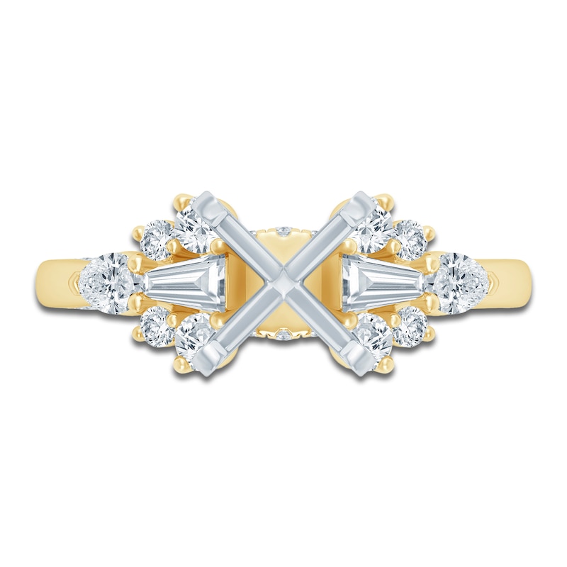 Main Image 3 of Pnina Tornai Lab-Grown Diamond Engagement Ring Setting 5/8 ct tw 14K Yellow Gold
