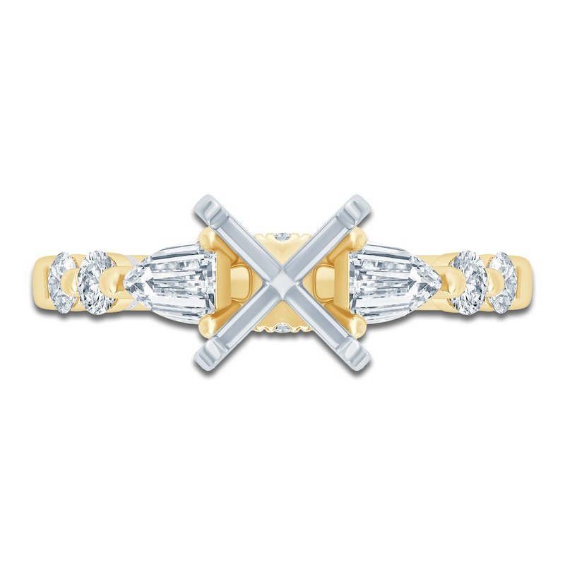 Main Image 3 of Pnina Tornai Lab-Grown Diamond Engagement Ring Setting 5/8 ct tw 14K Yellow Gold