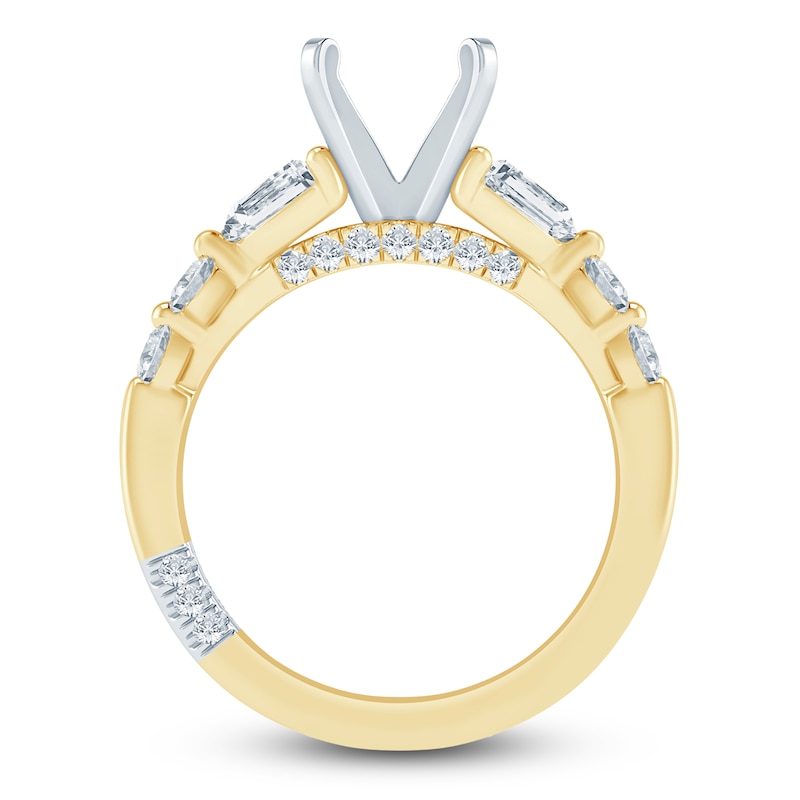 Main Image 4 of Pnina Tornai Lab-Grown Diamond Engagement Ring Setting 5/8 ct tw 14K Yellow Gold